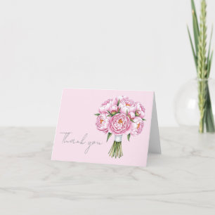 Peine rose rougissante Élégant Merci coeur