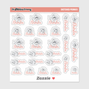 Peines esquissées Nom personnalisé Étiquettes Éc