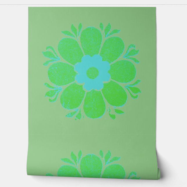 PEINT CONCEPTION DE STYLE DE FLEURS DE PAPIER (Déroulement)