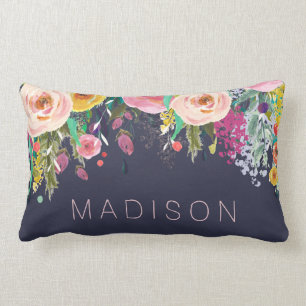 Peint Floral Personnalisé Filles Coussin
