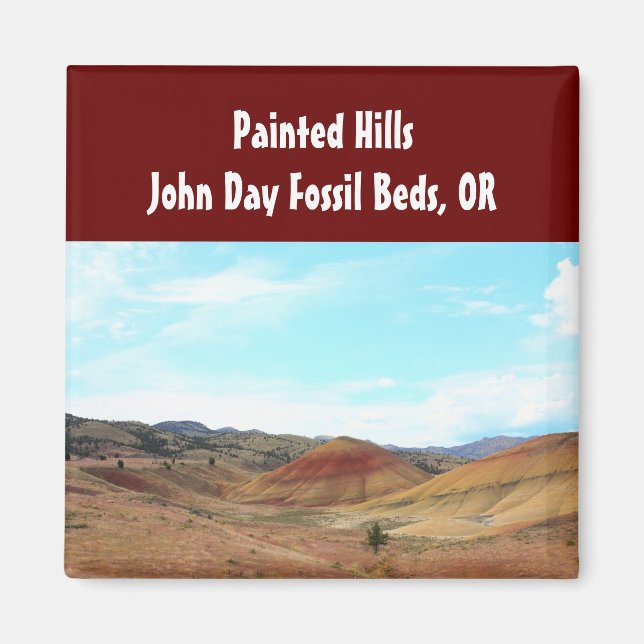 Peint Hills John Day Fossil Lits Oregon Magnet (Devant)