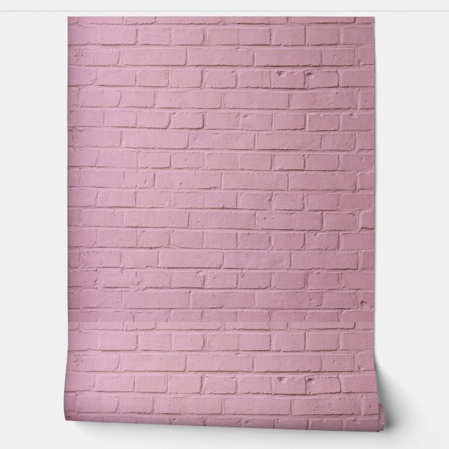 PEINT PAPIER EN BRIQUES ROSES (Déroulement)