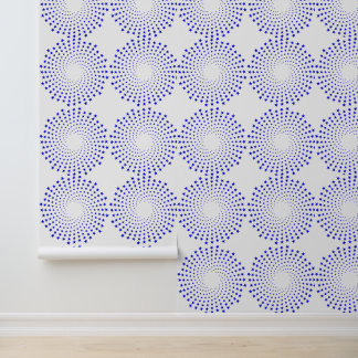 Peint Papier mural - Spirales d'étoiles