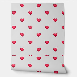 Peint Papier peel et bâton gris coeur Moderne