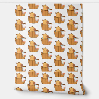 Peint Papier Pete Capybara - Capybara Bébé esthétique