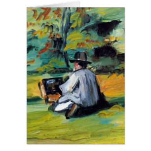 Peintre à l'oeuvre de Paul Cezanne, Art Vintage