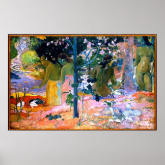 peintre peintre paul gauguin affiche