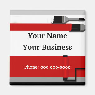 Peintre Peintre Pinceau Magnet promotionnel