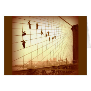 Peintres vintages Brooklyn Bridge