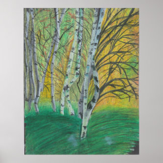 Peinture à la main Art imprimé Mur MURAL Poster Pe