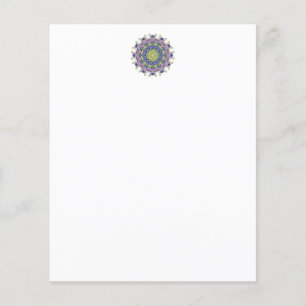 Peinture à la main Mandala Horloge Face 2