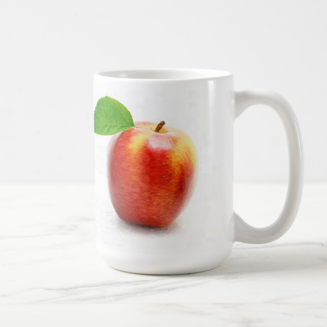 Peinture à la pomme - Mug (Droite)