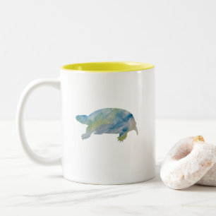 Peinture à l'aquarelle de tortue Pastel Mug