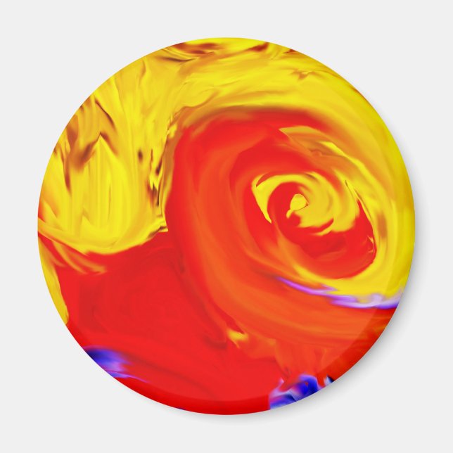 Peinture à l'huile colorée - Magnet (Devant)