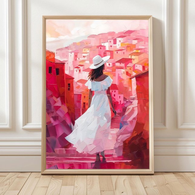 Peinture à l'huile de femme, impression impasto, a (Créateur téléchargé)