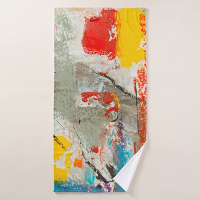 Peinture Abstraite (Serviette de bain)