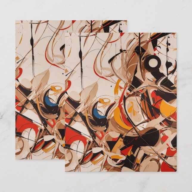 Peinture abstraite (Devant / Derrière)