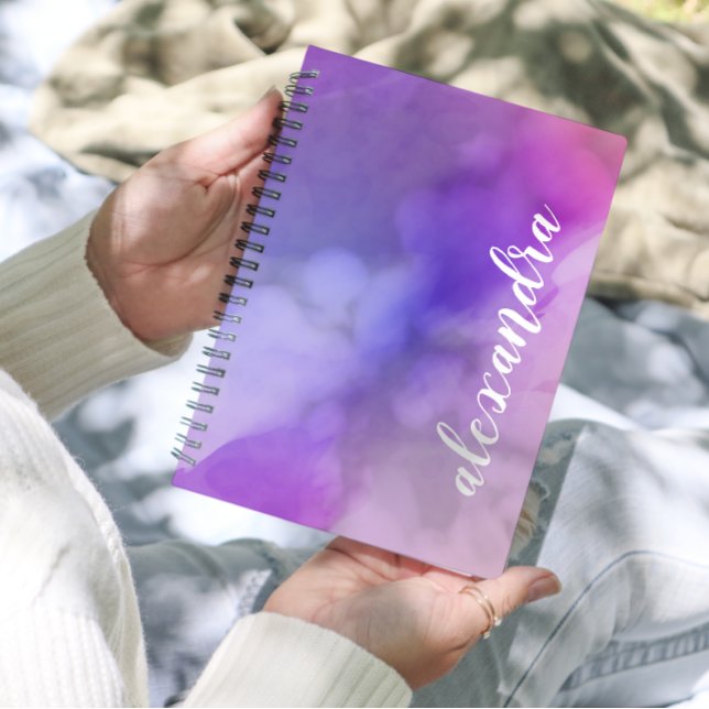 Peinture Abstraite à l'encre rose et violet (Créateur téléchargé)