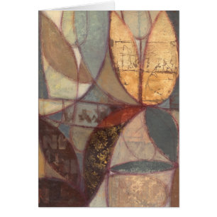 Peinture abstraite de feuille florale par le