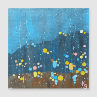 Peinture Abstraite de pluie