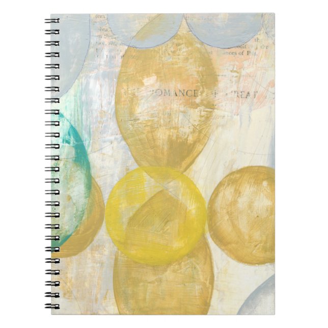 Peinture Abstraite moderne sur papier journal (Devant)
