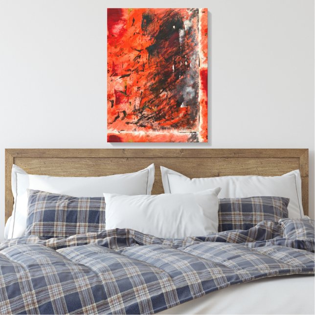 Peinture Abstraite Moderne sur Toile Imprimée (Insitu(Chambre))
