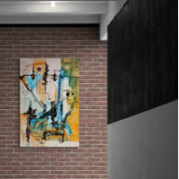 Peinture acrylique Sur Papier Poster (Matte)