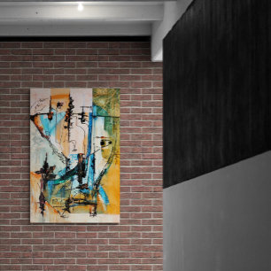 Peinture acrylique Sur Papier Poster (Matte)