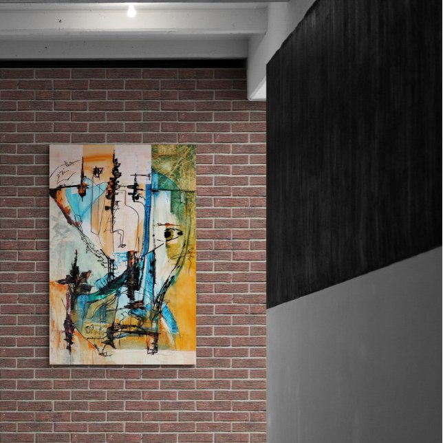 Peinture acrylique Sur Papier Poster (Matte) (Créateur téléchargé)