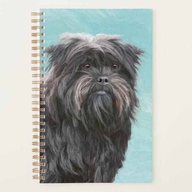 Peinture Affenpinscher - Joli art original chien (Devant)