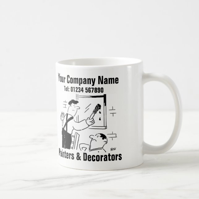Peinture amusante & Décoration Mug (Droite)