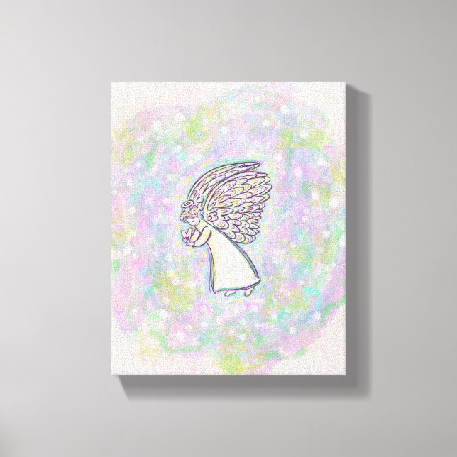 Peinture Angel Guardian toile enveloppée (Recto)