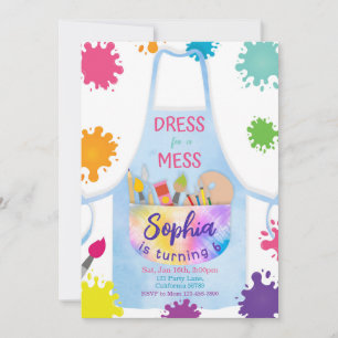 Peinture Anniversaire Invitation Peinture Invitati