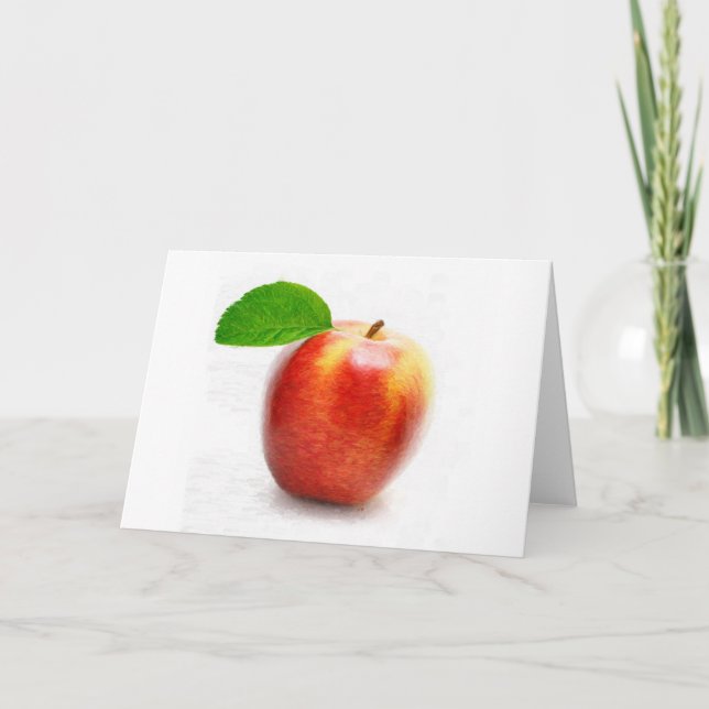 Peinture Apple - Cartes de voeux (Devant)
