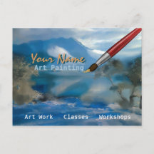 Peinture artistique - Carte postale