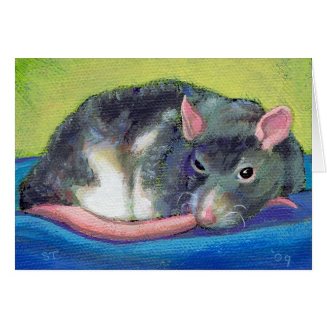 Peinture attentive de gardien de bel d'animal (Devant horizontal)