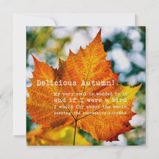 PEINTURE AUTOMNE 5.25 x 5.25 carte