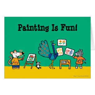 Peinture avec Maisy !