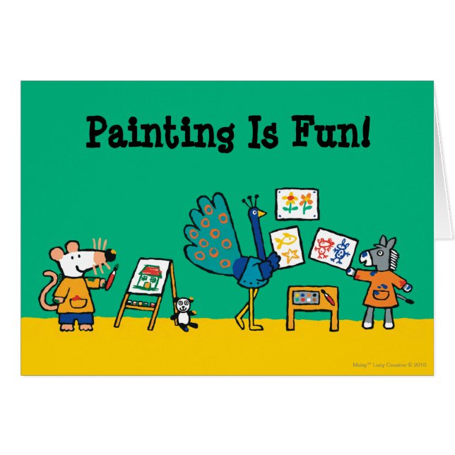 Peinture avec Maisy ! (Devant horizontal)