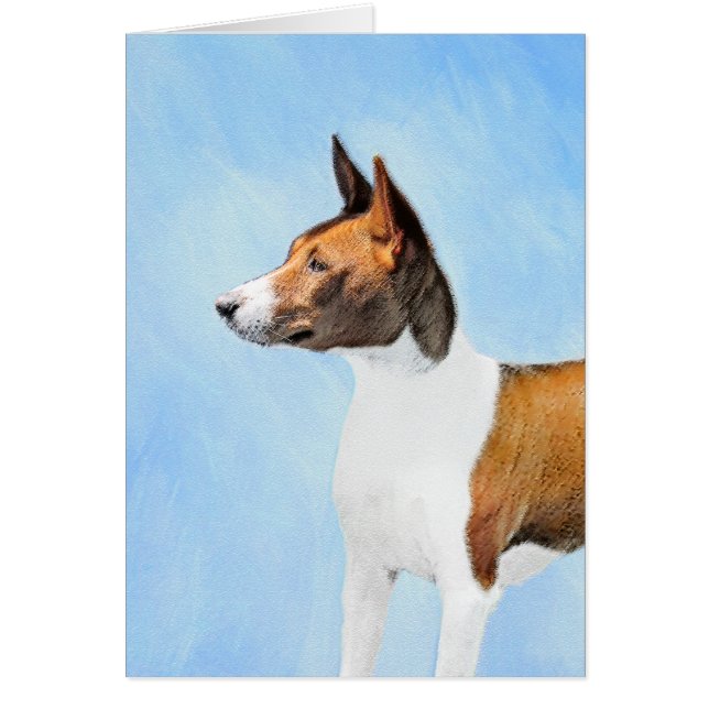 Peinture Basenji - Belle Art Original (Devant)