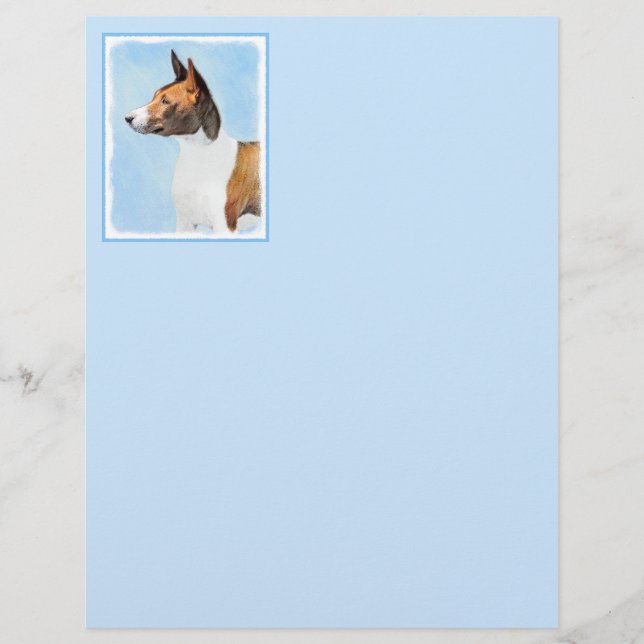 Peinture Basenji - Belle Art Original (Devant)