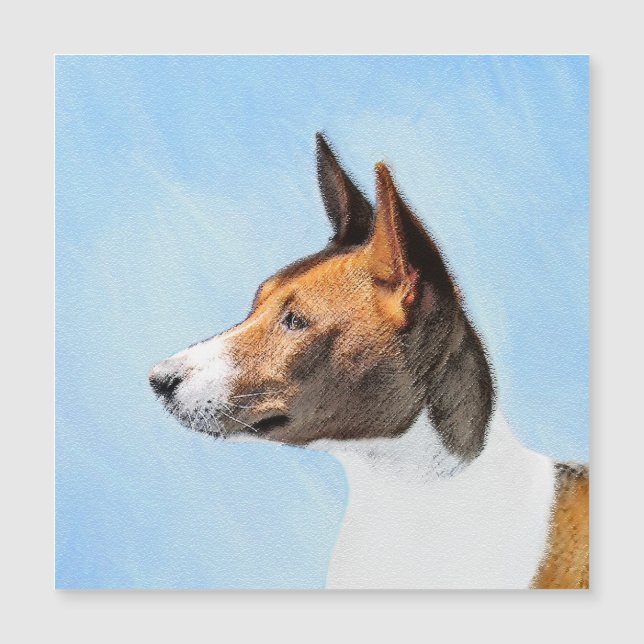 Peinture Basenji - Belle Art Original (Devant)