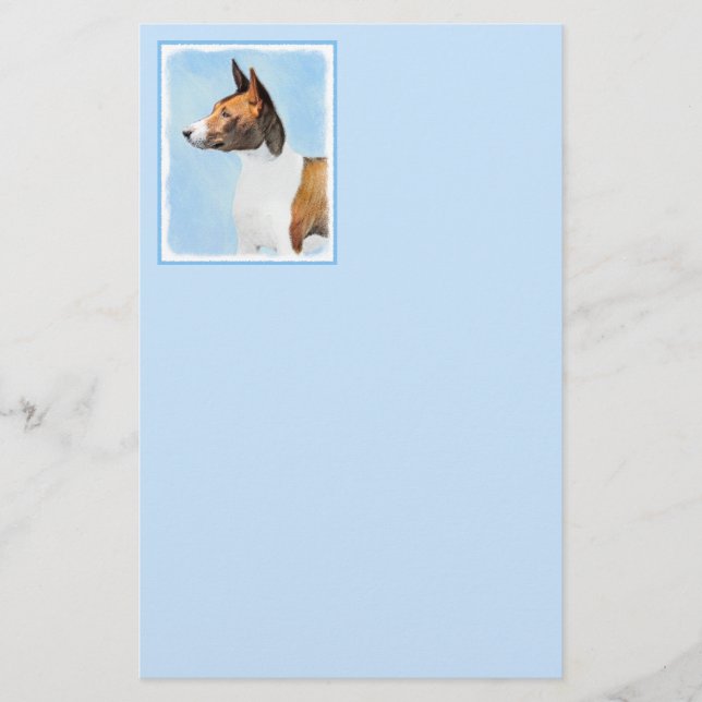 Peinture Basenji - Belle Art Original (Devant)