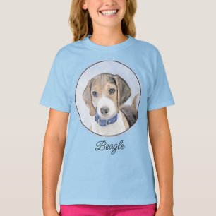 Peinture beagle - Jolie T-shirt d'art de chien ori