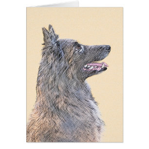 Peinture belge Tervuren - Cute Original Chien Art
