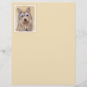 Peinture Berger Picard - Joli art original chien