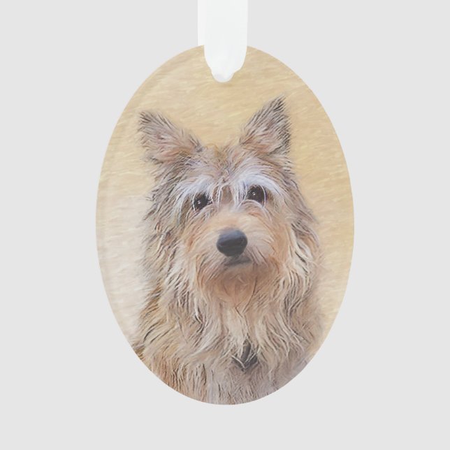 Peinture Berger Picard - Joli art original chien (devant)