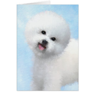 Peinture Bichon Frise - Cute Original Chien Art