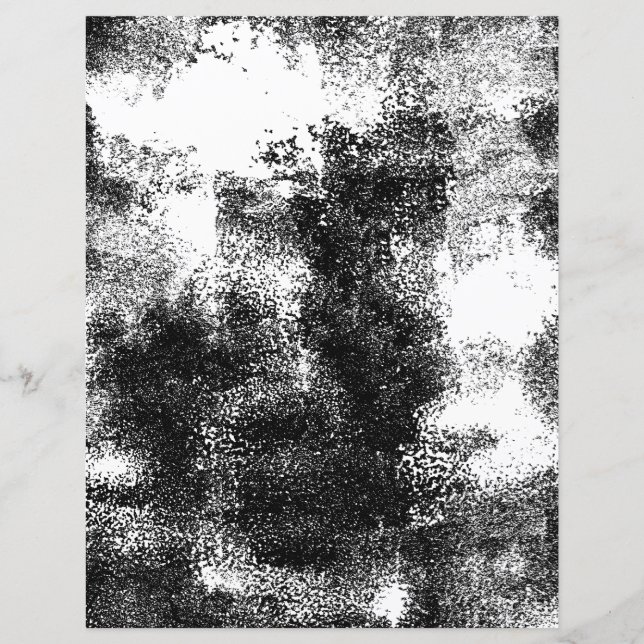 Peinture blanche noire noire 2 Papier à rebut (Devant)