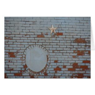 Peinture bleue Peinture sur mur de briques